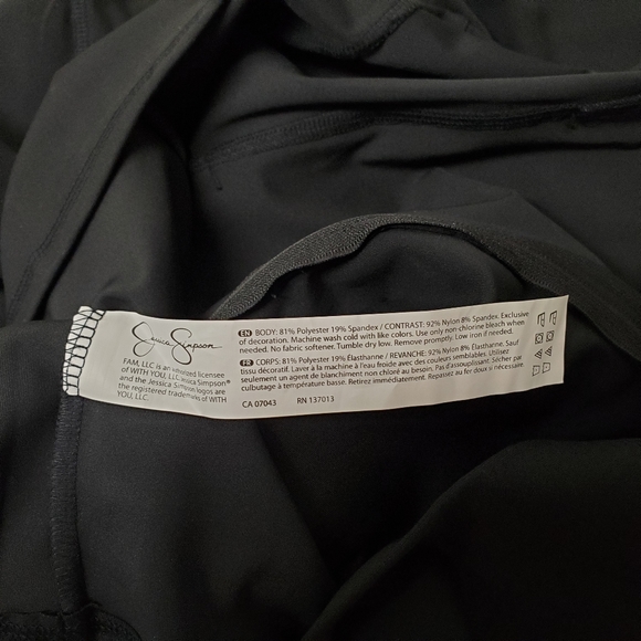 Jessica Simpson Zip Up Athleisure Jacket - Picture 9 of 9